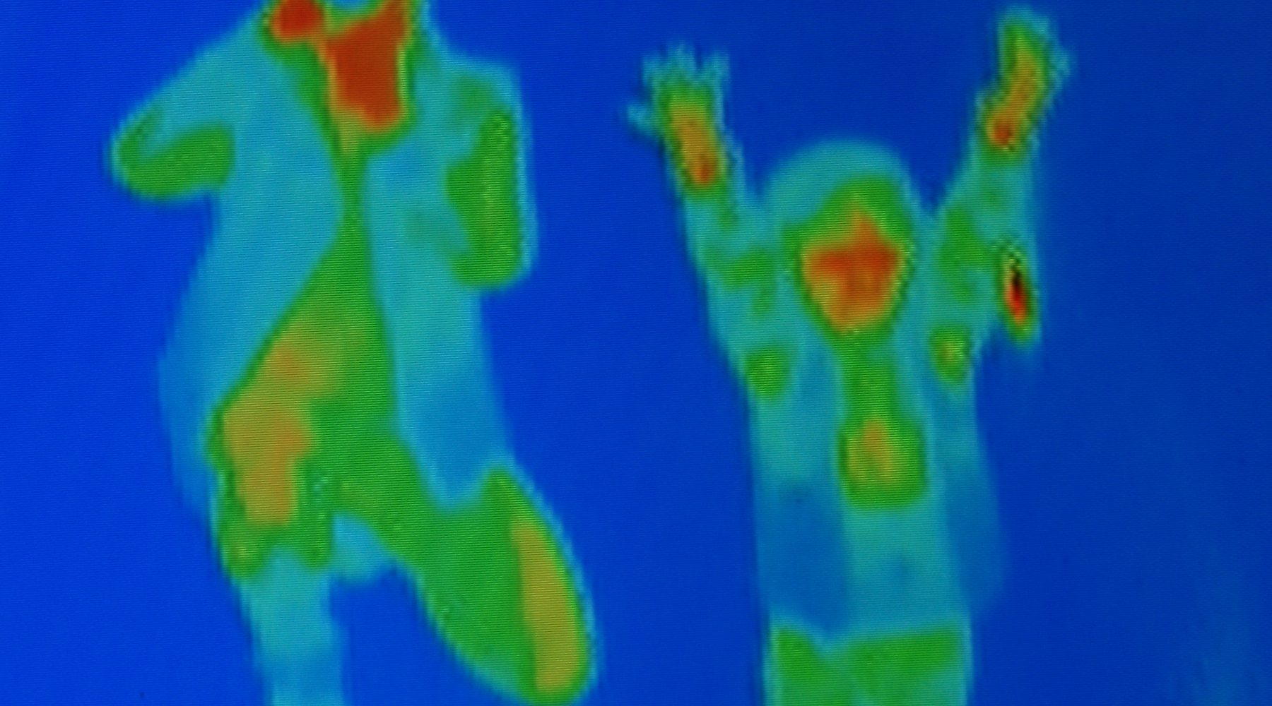 Thermal imaging used to add operating context